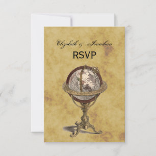 Antique Globe, distante BG RSVP