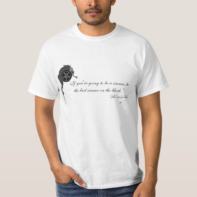 Anton LaVey Citação T-Shirt (Frente)