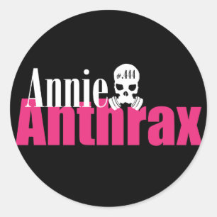 antraz de Annie - etiqueta preta