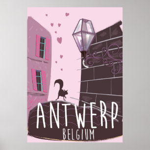 Antuérpia, Poster de viagens da Bélgica