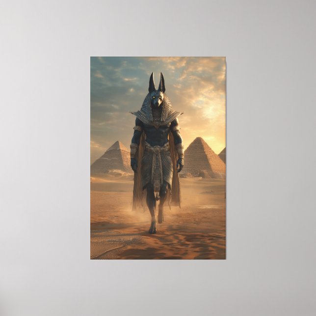 Anubis Canvas – Arte de Parede Mitologia Egípcia (Frente)