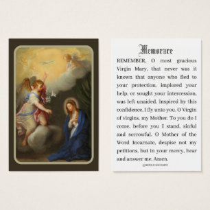 Anunciação Católica de Mary Memare Prayer