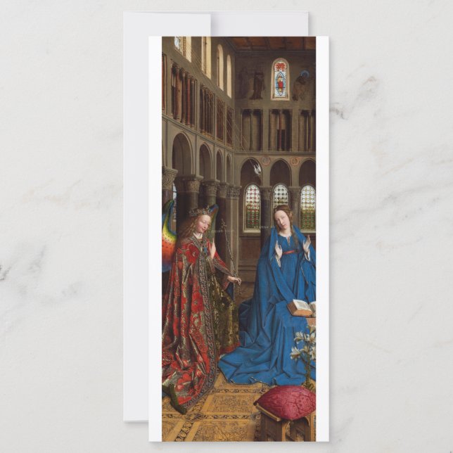 Anunciação de Van Eyck Premium Luz da Catedral (Frente)