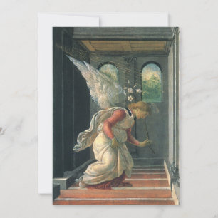 Anunciação (detalhe do anjo) por Sandro Botticelli