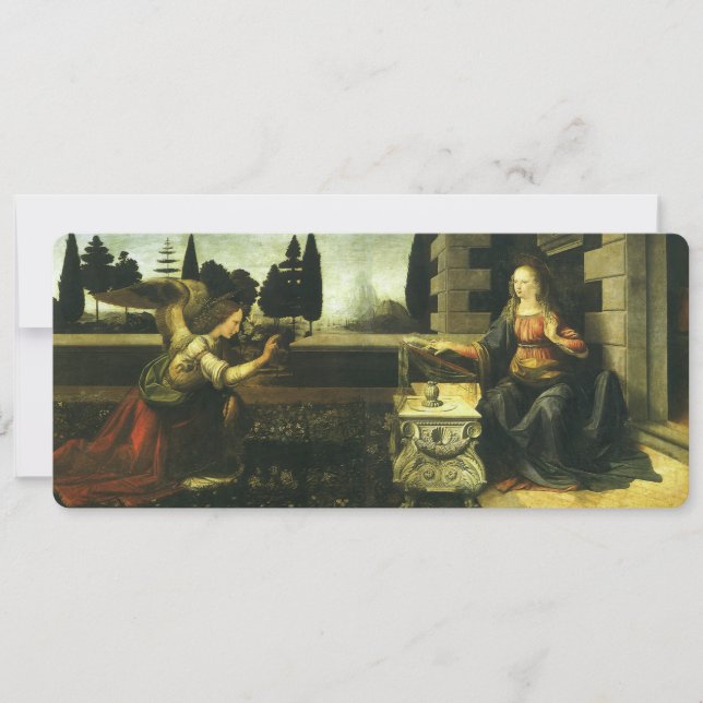 Anunciação do Senhor de Leonardo da Vinci (Frente)