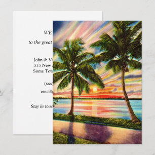 Anunciamento em Movimento da Flórida Sunset