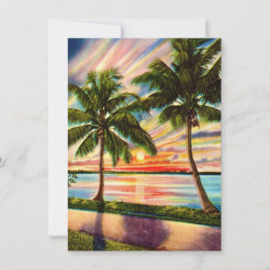 Anunciamento em Movimento da Flórida Sunset