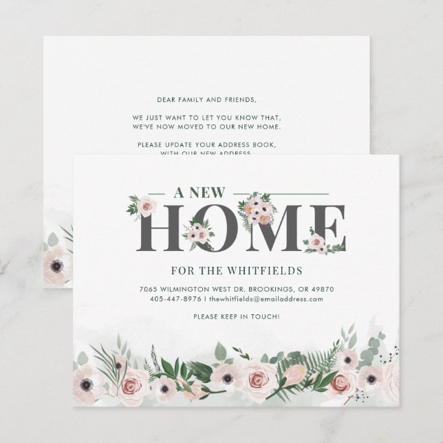 Anunciamos Movimentação Floral Rosa (Frente/Verso)