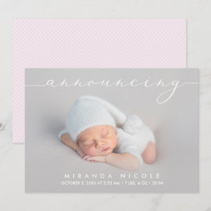 Anunciando Anúncios de Foto de Bebê Doce