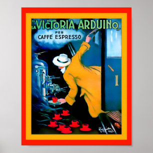 Anúncio 1922 do poster da máquina do café de