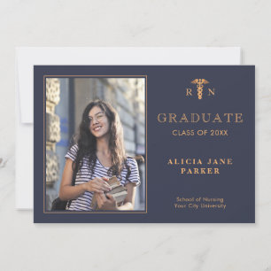 Anúncio 2025 Foto moderna da graduação da escola de enferm