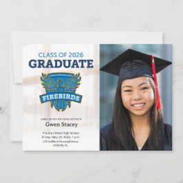 Anúncio 2026 FVHS Graduation Announcement w/ Photo (Light)