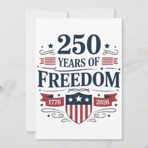 Anúncio 250 Anos De Liberdade 1776 2026 250º 4 De Julho