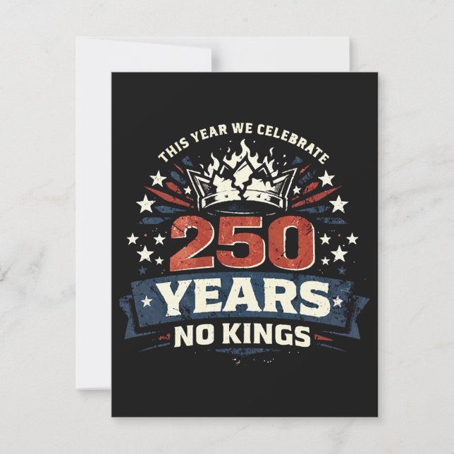 Anúncio 250 Anos Sem Reis Patriota (Frente)