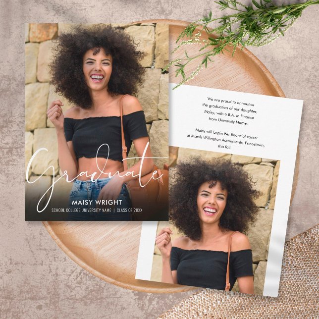 Anúncio 2 Graduação de Formando de Script de Foto (Criador carregado)