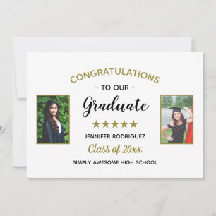 Anúncio 2 Parabéns de Graduação de Fotografias Personaliza