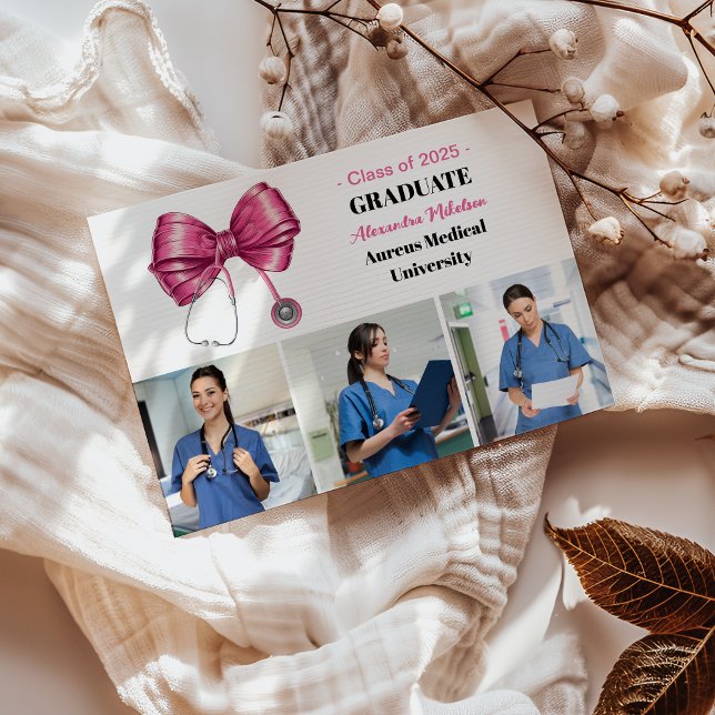 Anúncio 3 Arco de fotografia Estetoscópio Enfermando Forma (Criador carregado)