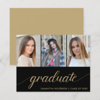 3 Colagem de Fotos Adicionar Seu Nome E Graduação 