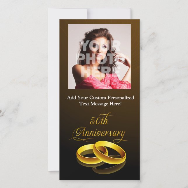 Anúncio 50º Aniversário | Rascunho Dourado (Frente)