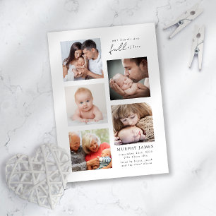 Anúncio 5 Foto de Nascimento do Bebê Moderno Minimalista
