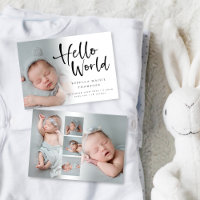6 Fotografia Bebê Boy Script Hello World Birth
