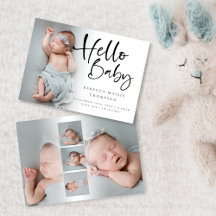 6 Photo Girl Script Hello Baby Birth