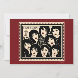 Anúncio A Compaixão Passa-O Na Placa Plana 7"x5"