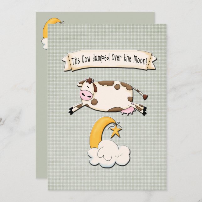 Anúncio A Vaca Saltou Sobre A Lua (Frente/Verso)