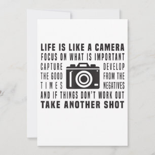 Anúncio A Vida De Fotógrafo É Como Uma Fotografia De Câmer