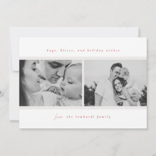 Anúncio Abraços, Beijos, Feriado Deseja Vermelho