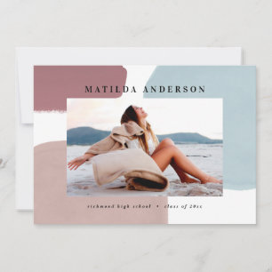 Anúncio Abstrato colorida festa de formatura de fotos pint