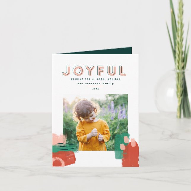 Anúncio Abstrato gráfico moderno vermelho, rosa + foto ver (Frente)