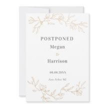 Anúncio adiado de casamento de filiais de ouro