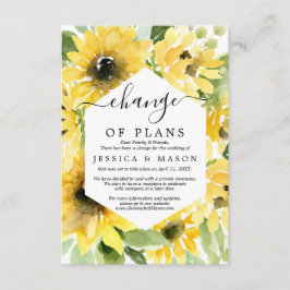 Anúncio adiado de casamento no Jardim Sunflower