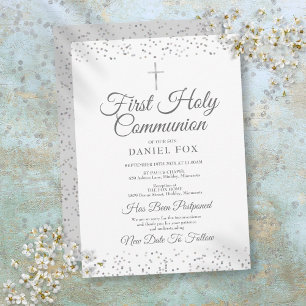 Anúncio Adiado Prata Primeira Comunhão