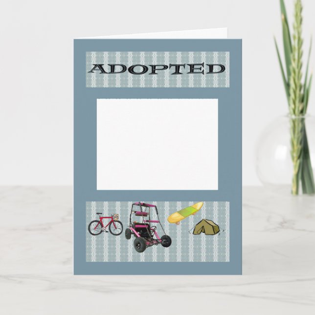 Anúncio Adoção de Menino, adicione sua foto (Frente)