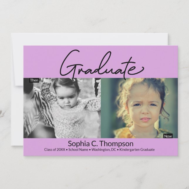 Anúncio Agora, então, foto do Formando da menina do jardim (Frente)