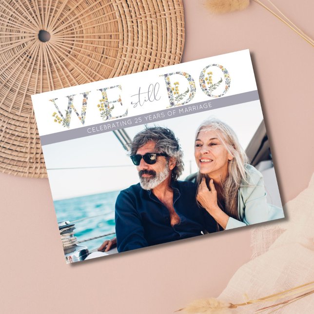 Anúncio Ainda fazemos Vow Renewart Foto para salvar a data (We Still Do Vow Renewal Photo Save the Date)