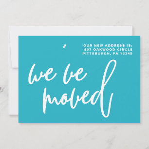 Anúncio Alteração de Endereço entre as faixas azul e branc