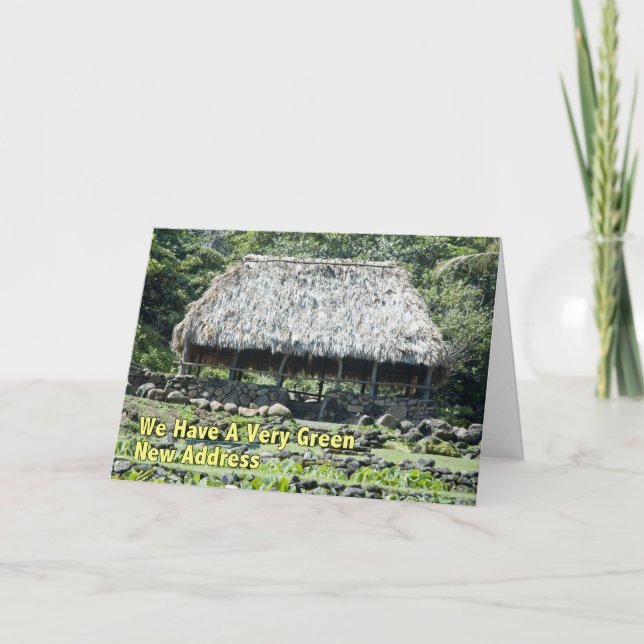 Anúncio Alteração Engraçada de Endereço - Hut Polinésio (Frente)