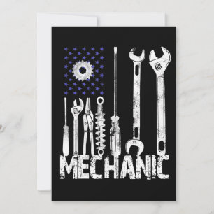 Anúncio Amantes Mecânicas  Mechanic USA Flag