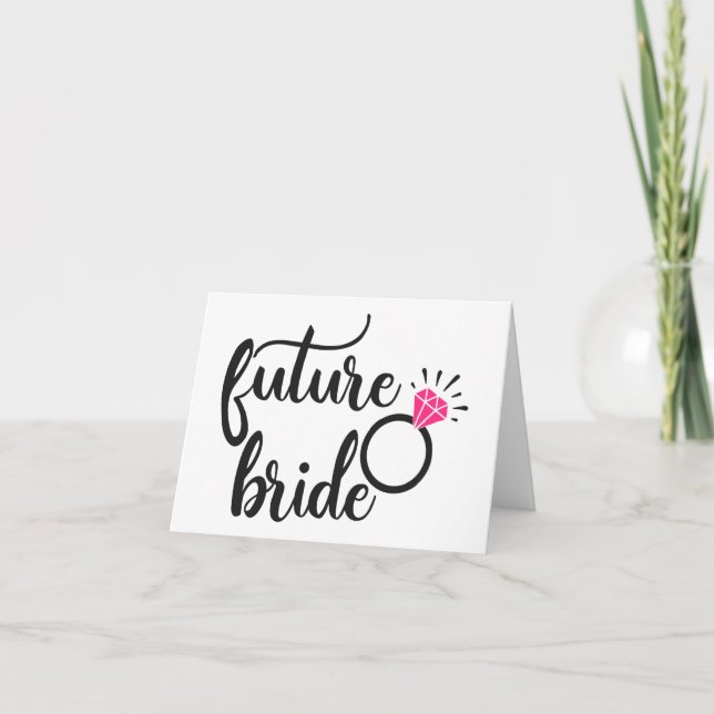 Anúncio Anel de Noivado com Diamante Future Bride Rosa Pre (Frente)