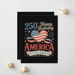 Anúncio Aniversário de 250 anos EUA 250 Anos
