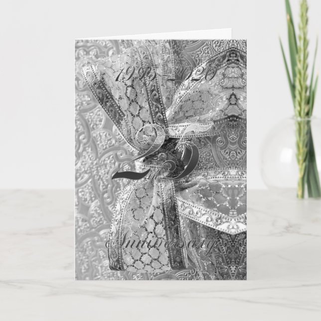 Anúncio Aniversário de 25 anos de Casamento de Prata Bodas (Frente)