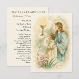 Anúncio Anjo da Primeira Comunhão Recordação da Eucaristia