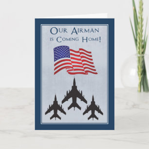 Anúncio Announce to Everyone Your Airman is Coming Home