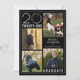 Anúncio Ano de Classe de Estilista Preta de Graduação Mode