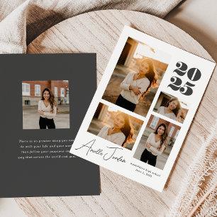 Anúncio Ano de Graduação de Colagem Minimalista Colagem