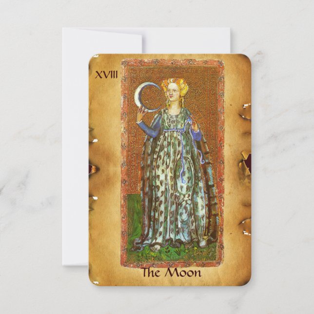 ANÚNCIO ANTÍQUIO RENAISSANCE TAROTS 18 / A LUA (Frente)