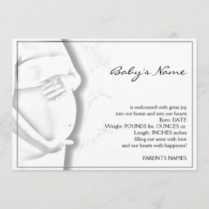 Anúncio Anunciação de Bela Grávida